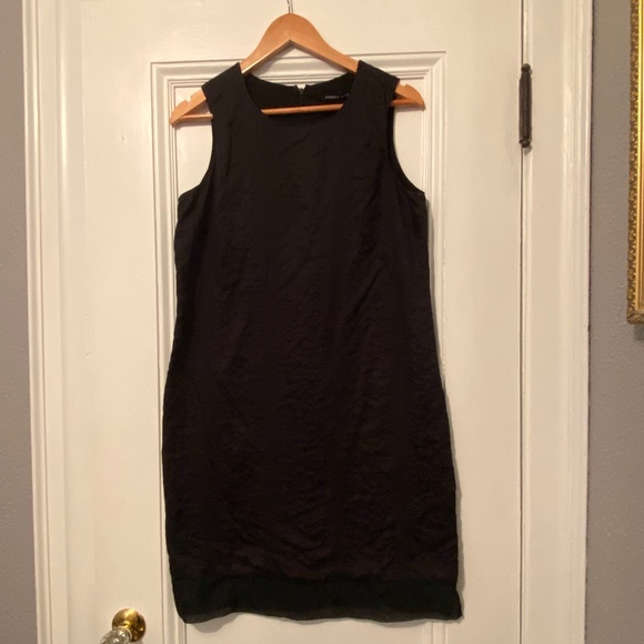 Andrew Marc Black Cotton Dress - Picture 2 of 2